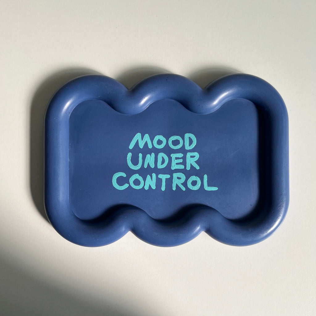 MOOD UNDER CONTROL tray / night purple