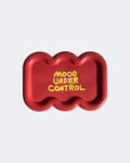 MOOD UNDER CONTROL tray / coral red