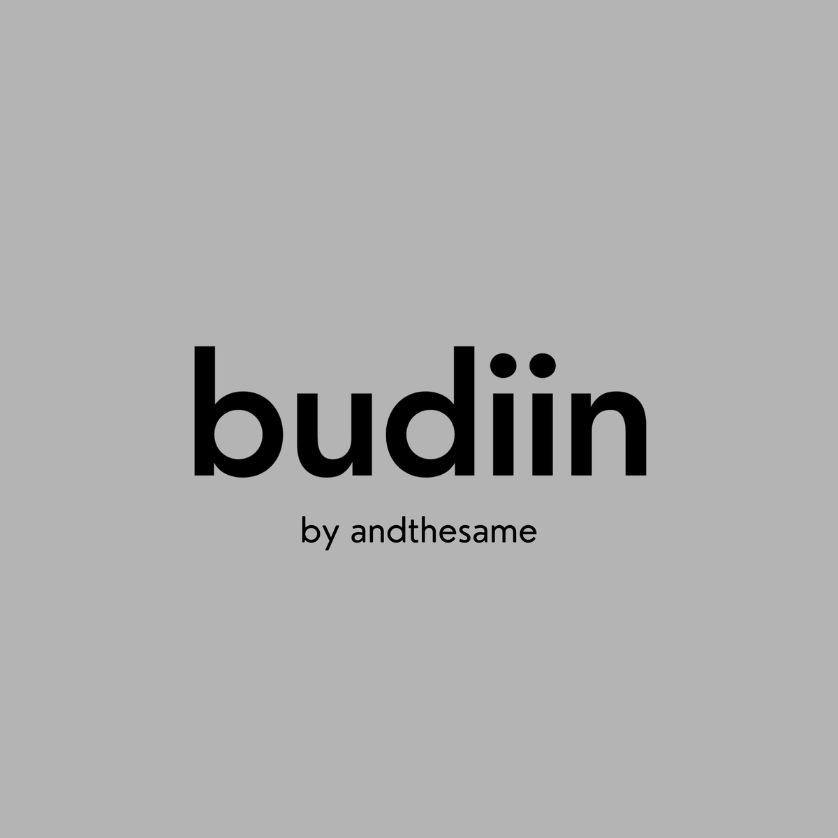 budiin by andthesame